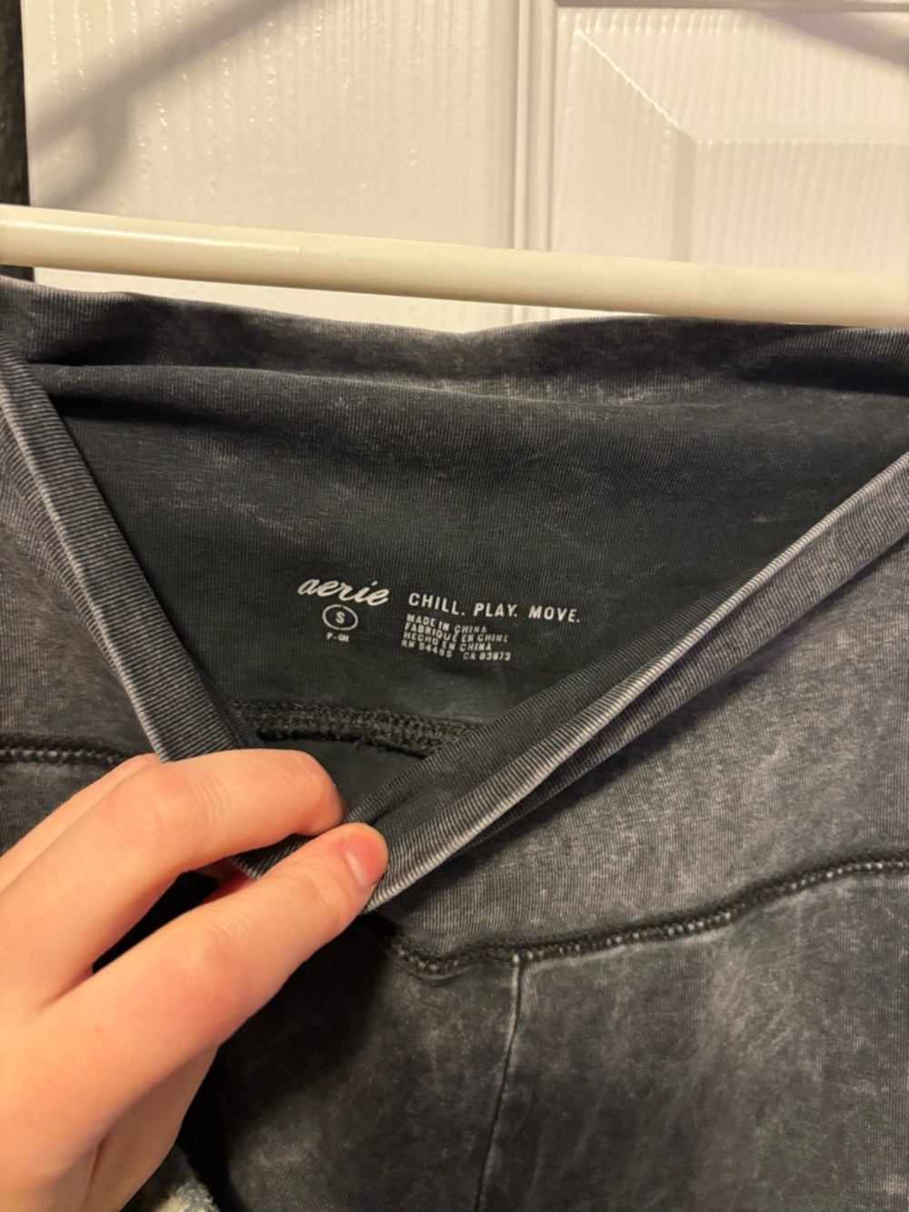 aerie Washed Charcoal Crewneck Sweatshirt